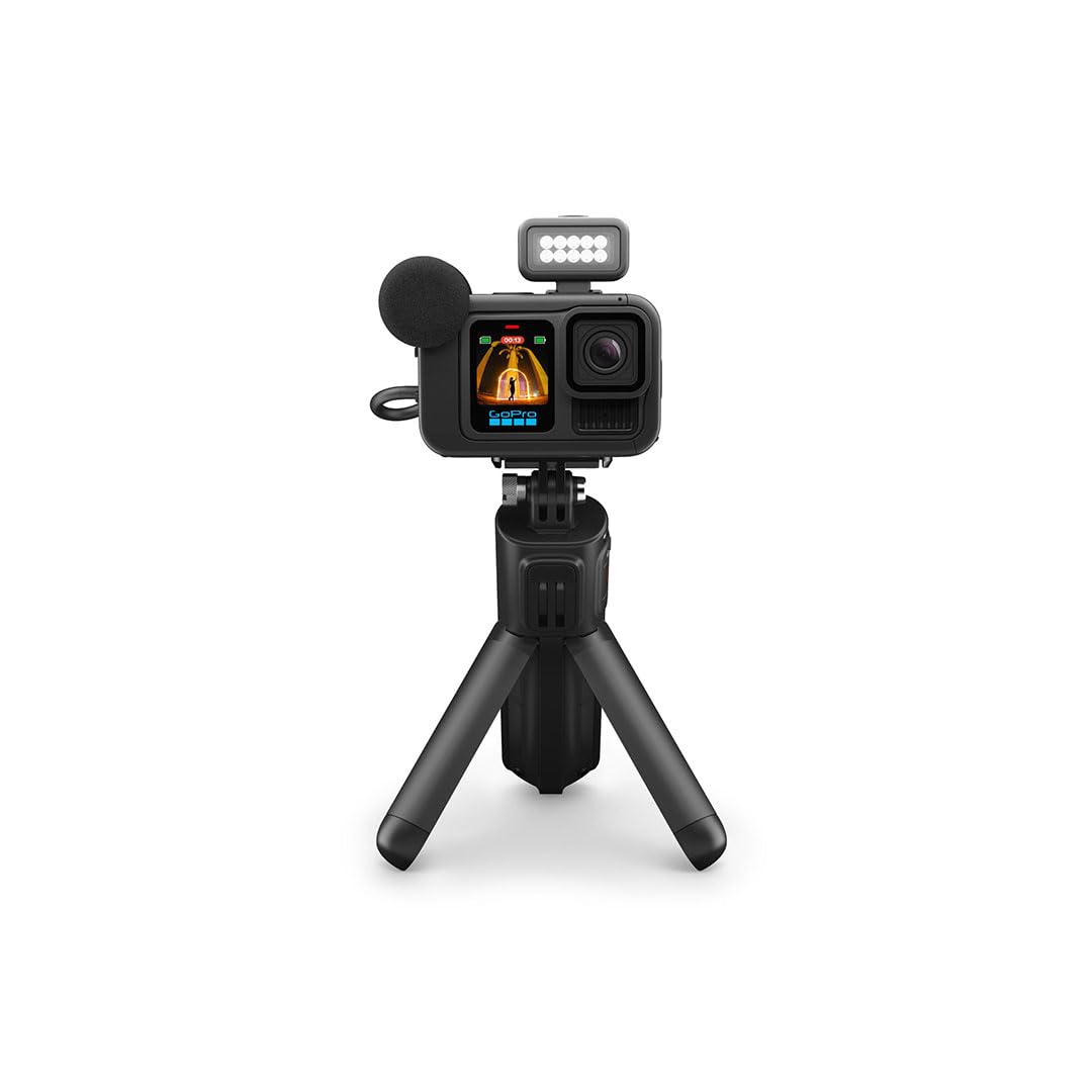 GoPro Hero13 Creator Edition Includes Hero13 Action Camera, Volta, Media Mod, Light Mod, Magnetic Mount (1-Yr International+1-Yr India Warranty),Black GoPro Hero13 Creator Edition Includes Hero13 Action Camera, Volta, Media Mod, Light Mod, Magnetic Mount (1-Yr International+1-Yr India Warranty),Black